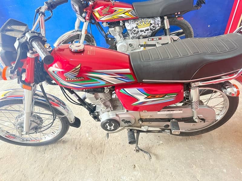 Honda Cg 125 2023 _All punjab number 7