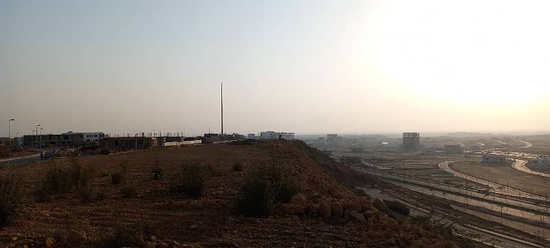 Bahria Hills Plots FOR SALE. Facing Jinnah Avenue and 2km from Main Entrance of BTK Heighted Location 16