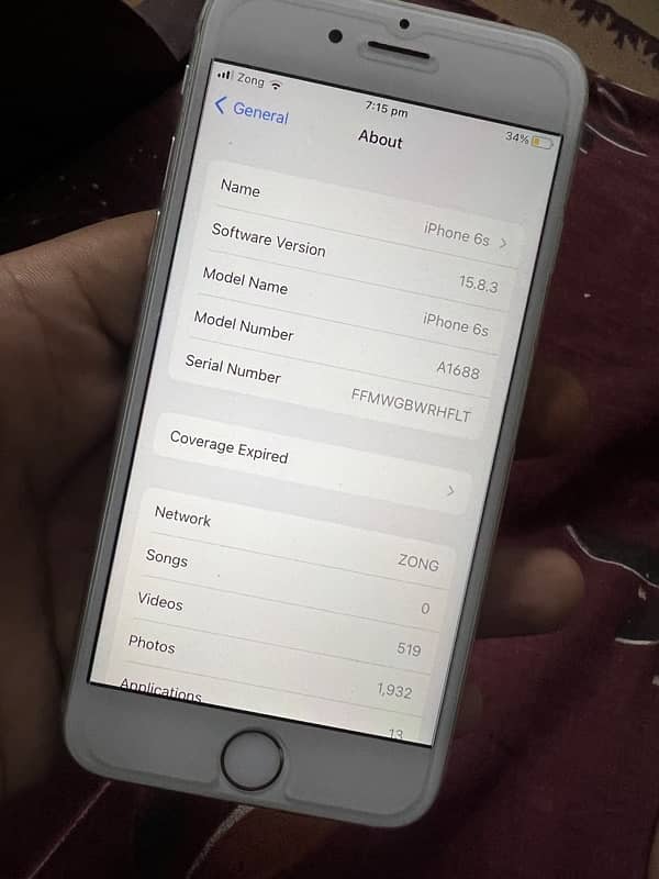 iPhone 6s 32 GB 6