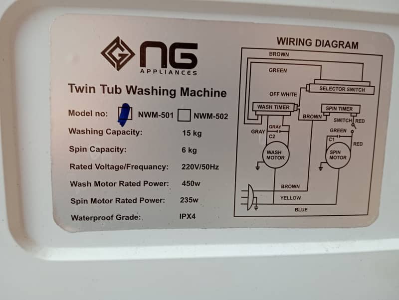 Washing machine 7