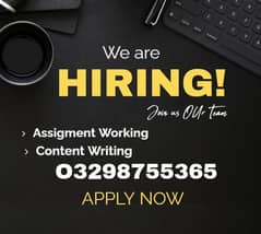 part time/home base/online/assignment/content writing/work from home