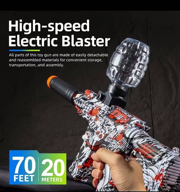 M416 Electric Blaster Gun Toys, Rechargeable Automatic Outdoor Toys 6