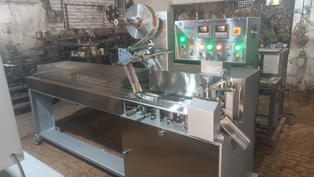 Chocolate/Surf/Bun/Shawarma/Kulfi/Pouch/Rus/Rusk/Soap Packing Machine 4