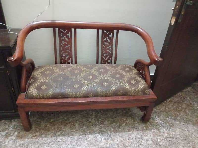 sofa cum bed and old chairs 1