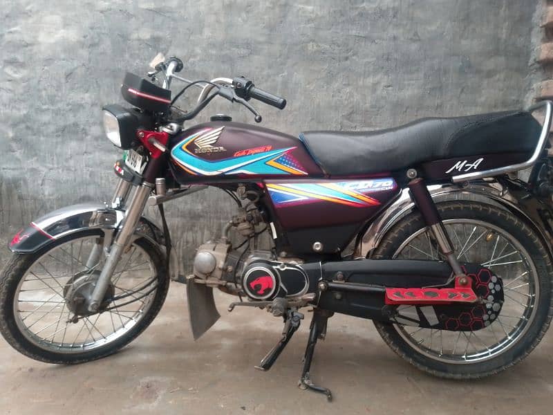 2019 model honda 70 lush condition 1