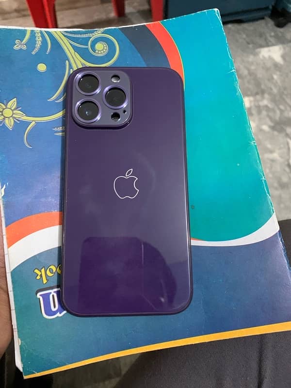 iPhone 14 Pro Max 256gb deep Purple PTA approved 4