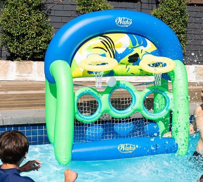 Inflatable basketball, soccer game 0