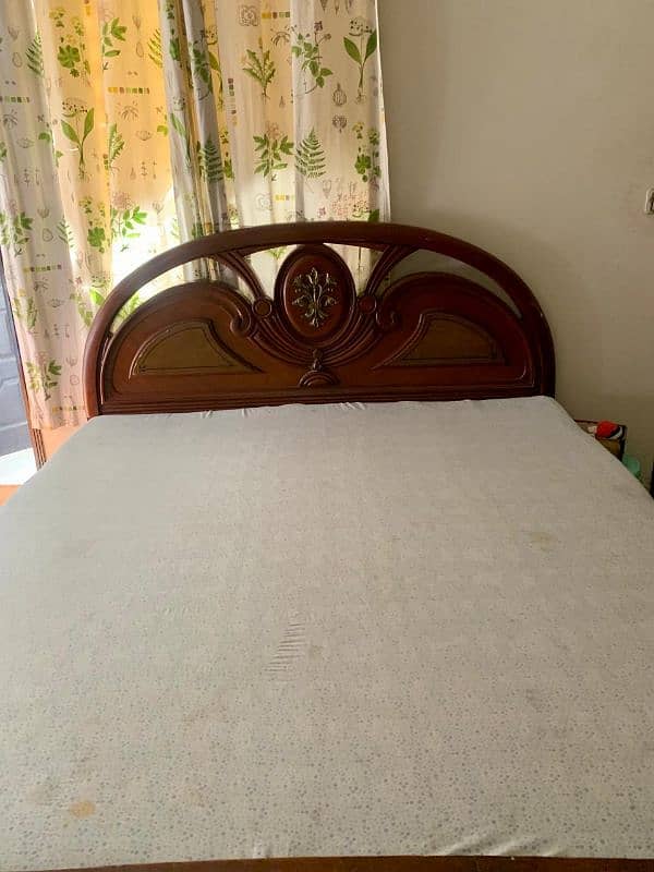 pure wooden bed set 1