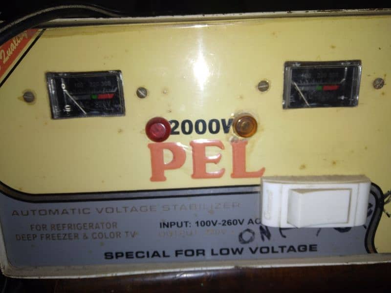 refrigerator/ fridge stabilizer original PEL 2000 watts 0