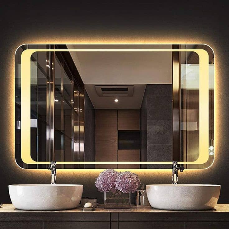 LED Bathroom Mirror/Handmade led frame mirror,bath mirror/wall mirror 3