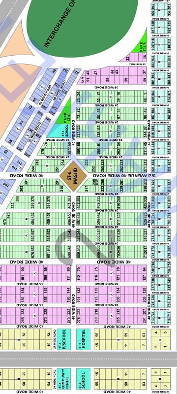 120 Sq Yd Plot Sale In Saadi Garden Block 2 (40 Feet Road) 0