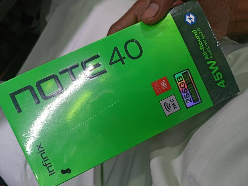 Infinix note 40 16/256 new mobile 5