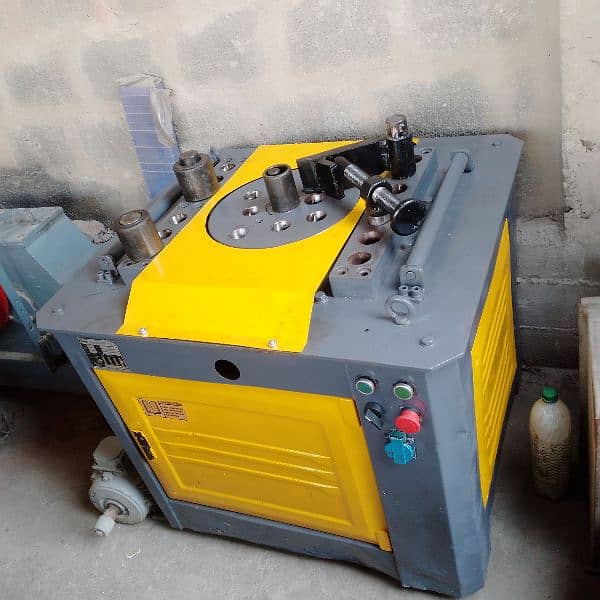 Steel bar cutter and bending machine. Pallet Trolley. Pallet Truck 1