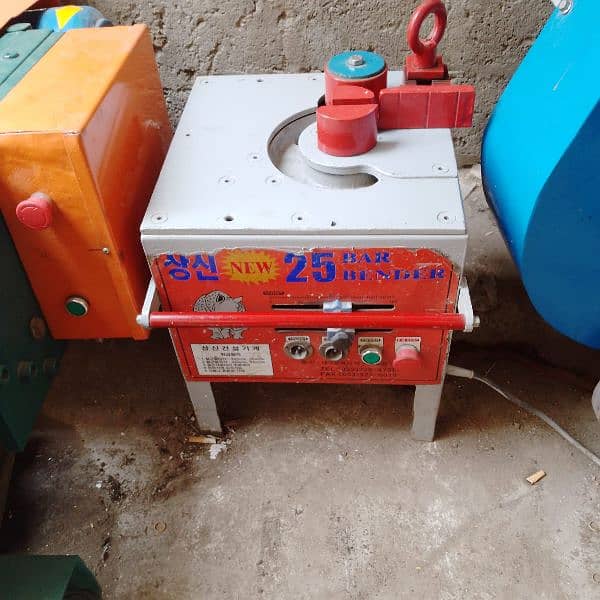 Steel bar cutter and bending machine. Pallet Trolley. Pallet Truck 19