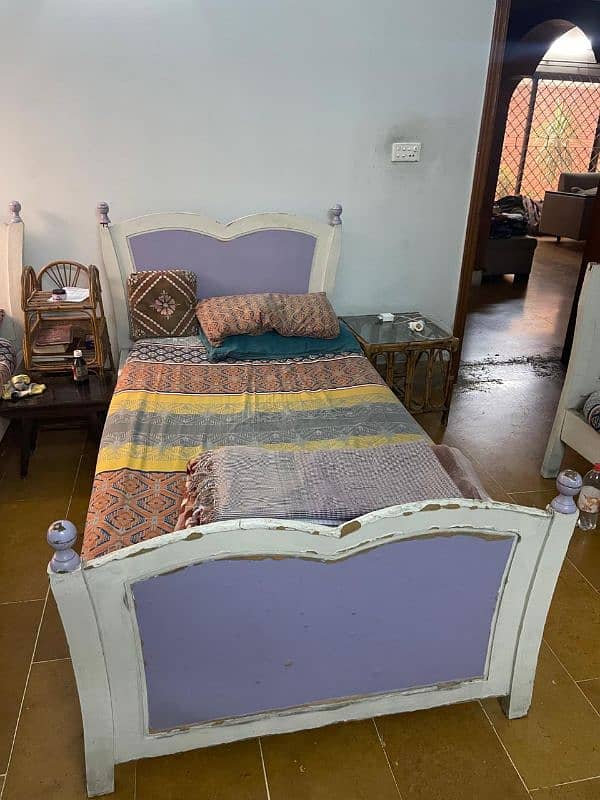 Single Wooden Bed 2