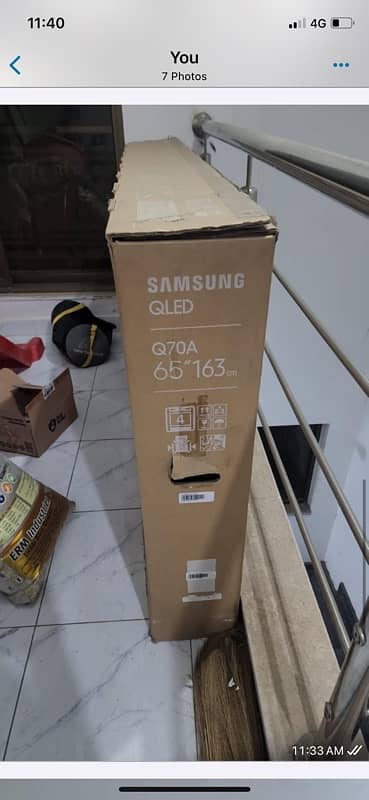 samsung Q70A QLE 65” 1