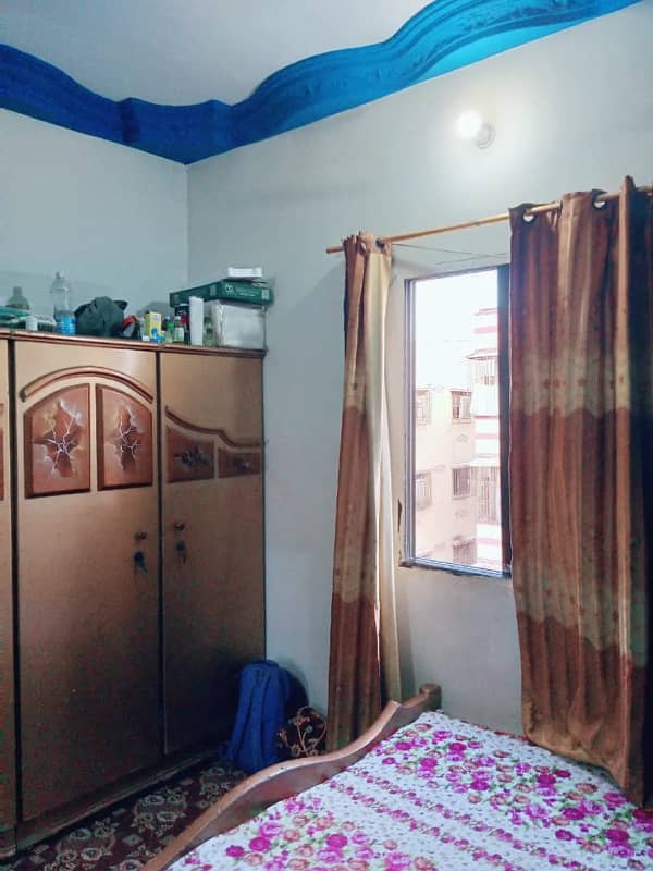 Flat For Sale 4th Floor With Roof Allah wala town sector 31/B 7