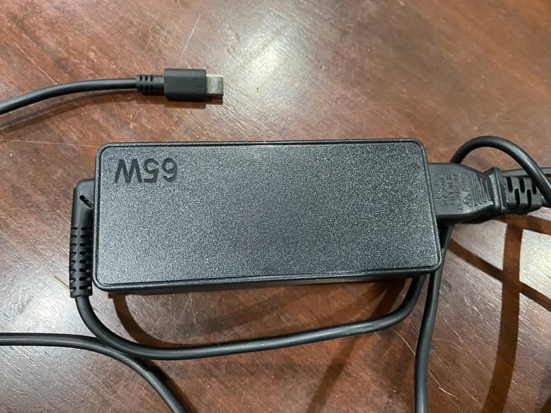 65W Laptop Charger Slightly Used, Type-C 65 watt, Any Laptop (Lenovo) 0