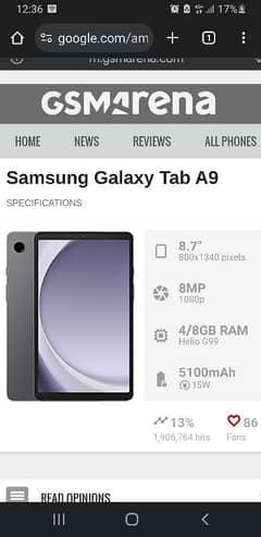 samaung tab a9