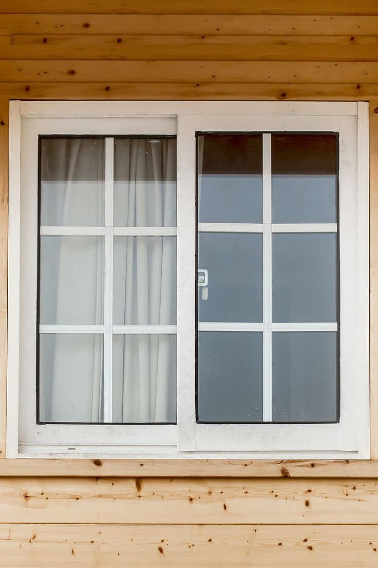 Aluminium Sliding Window/upvc sliding window/Double glazed aluminum 1