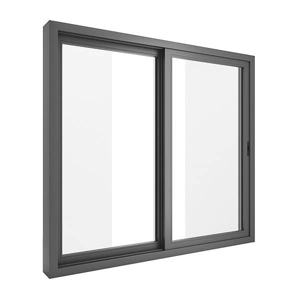 Aluminium Sliding Window/upvc sliding window/Double glazed aluminum 6