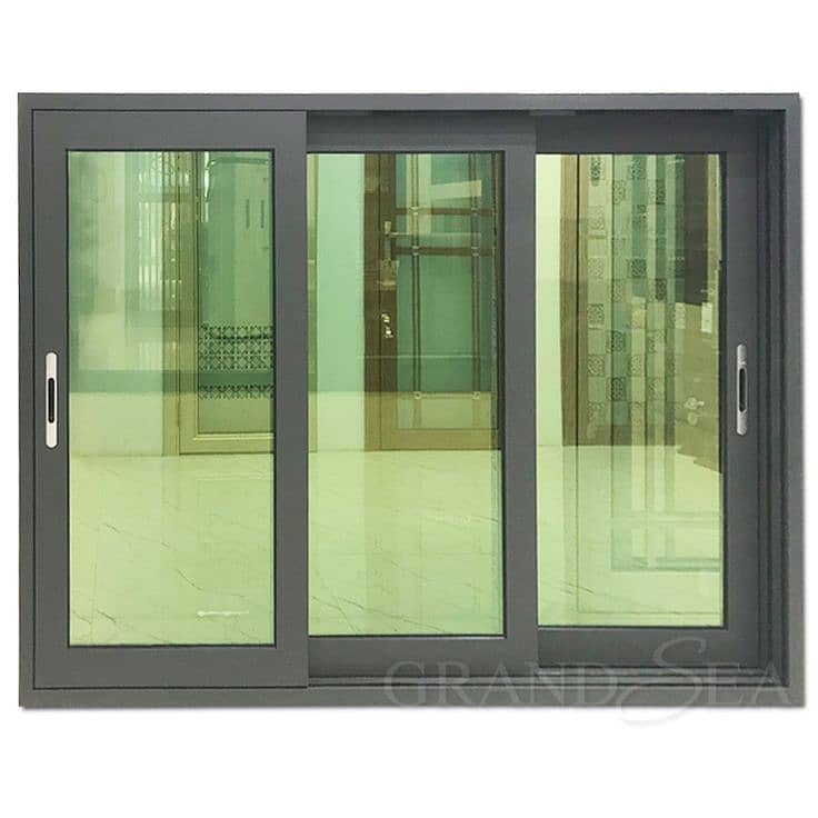 Aluminium Sliding Window/upvc sliding window/Double glazed aluminum 9