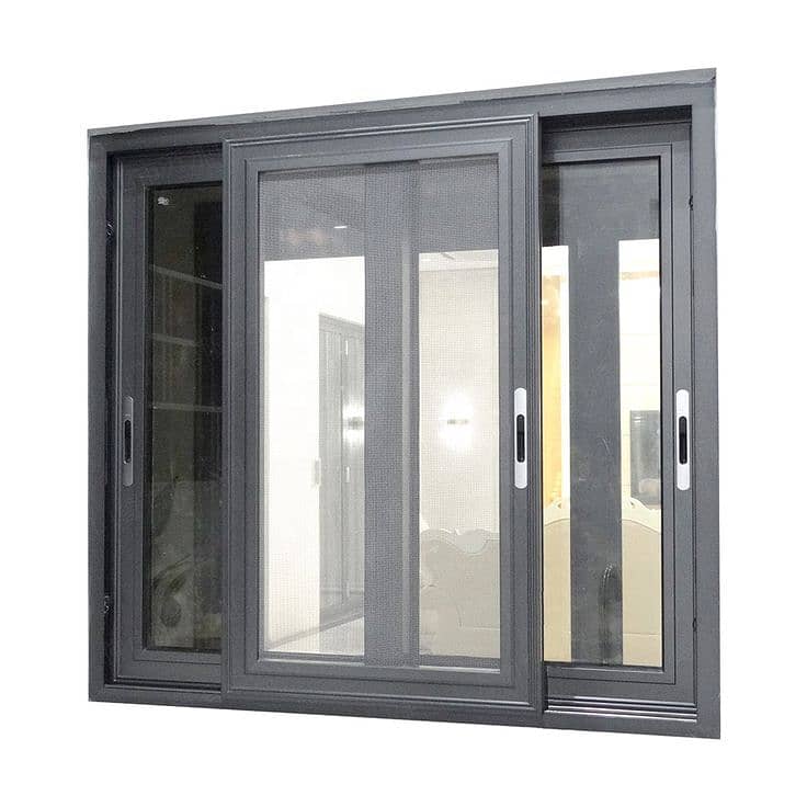 Aluminium Sliding Window/upvc sliding window/Double glazed aluminum 10