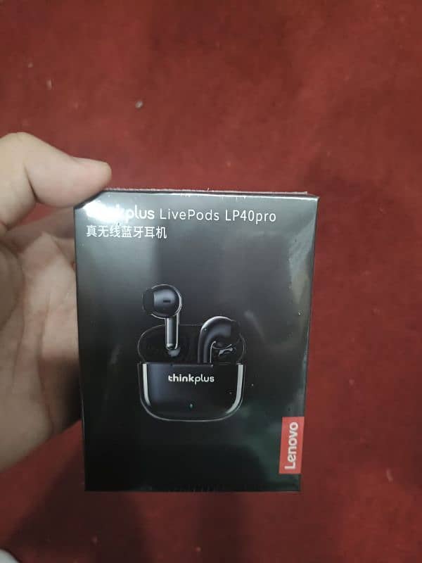 Lenovo LivePods LP40 Pro TWS Earphones 5.1 Bluetooth Wireless Earbuds 4