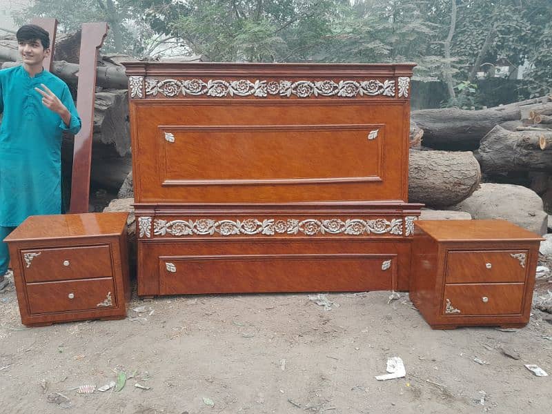 king size double bed side tables 2