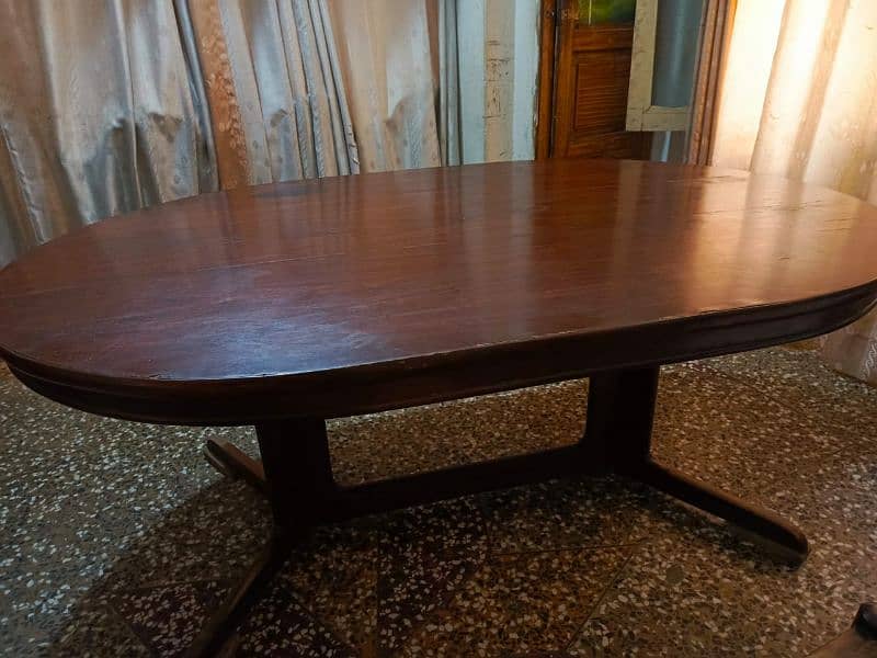 Wooden dining table 5