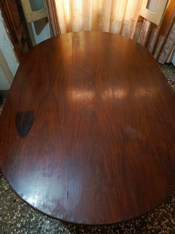 Wooden dining table 7