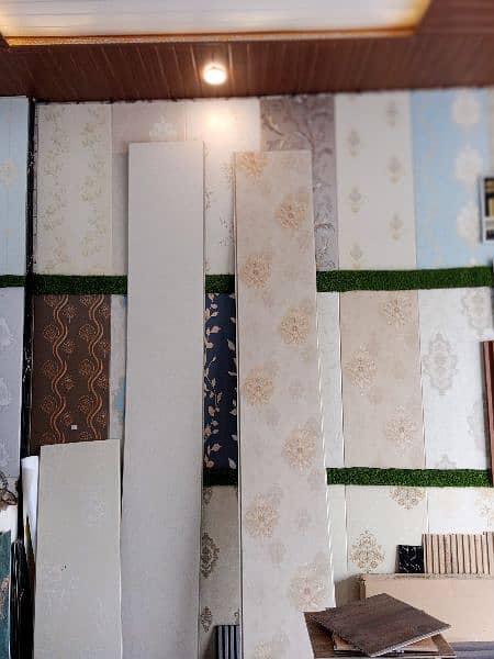 wpc Wall panels,Pvc Wall palling, Media wall design panels 4