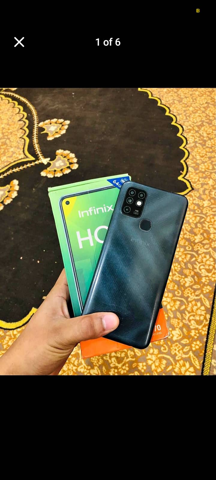  Infinix Hot 10 4/64 For Sale  Comes with Box  - All Original 0