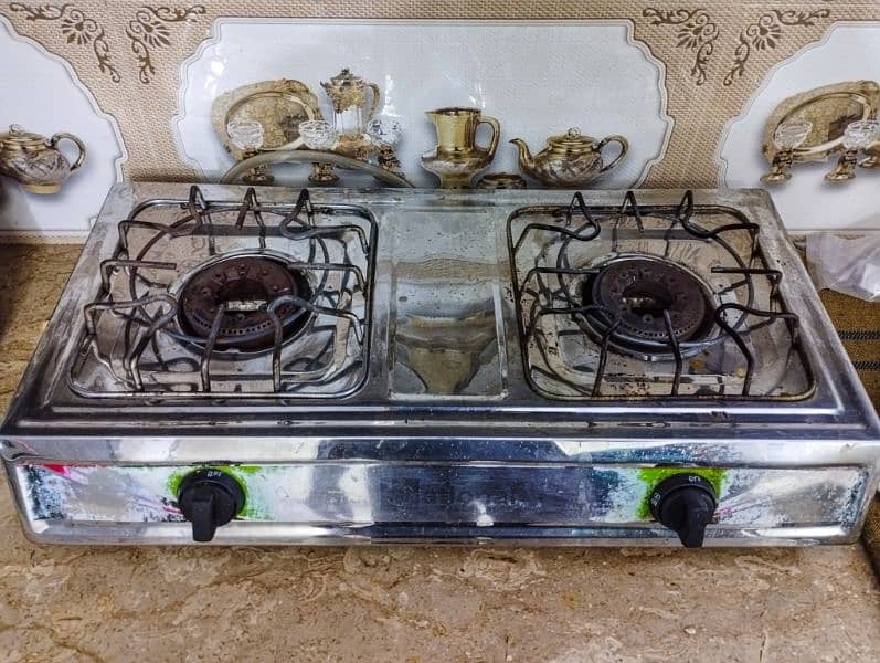 National stainless steel Double Burner Stove 0