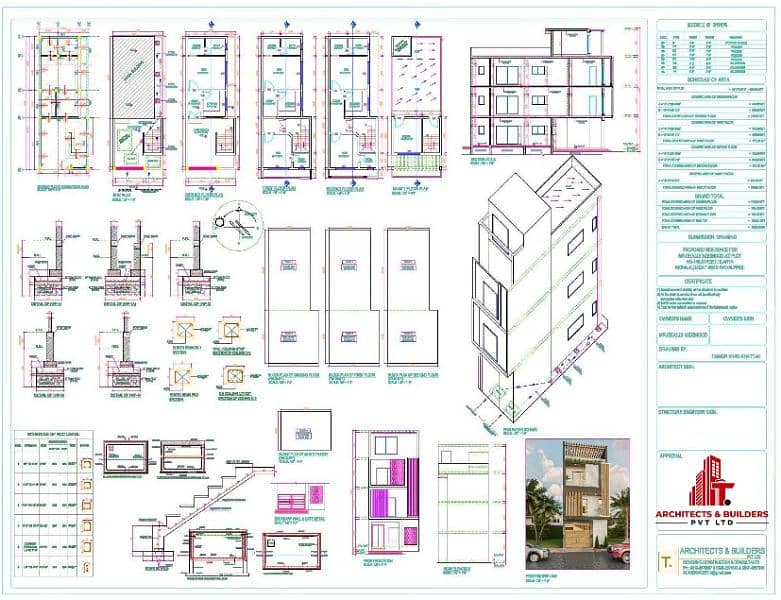 2D | 3D | Interior | Exterior | Architectural Designing | Naqsha | map 7