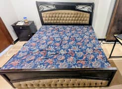 Bed, Molty Ortho Mattress, 2 Side Tables, 1 Dressing Table