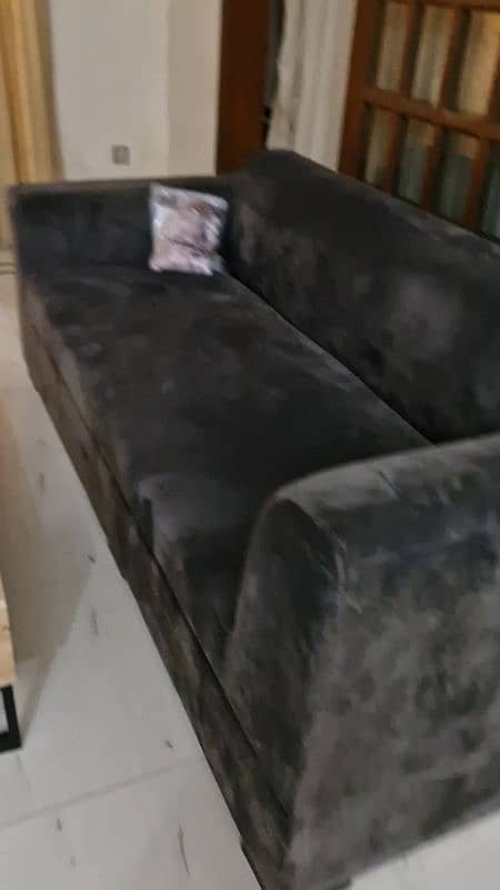 big size L shape sofa 1