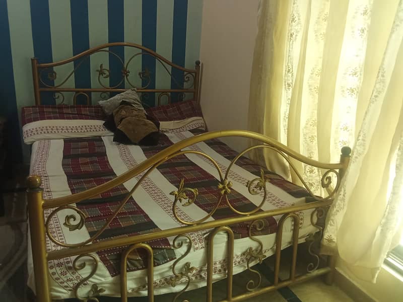 Double Iron Bed + Matress 3