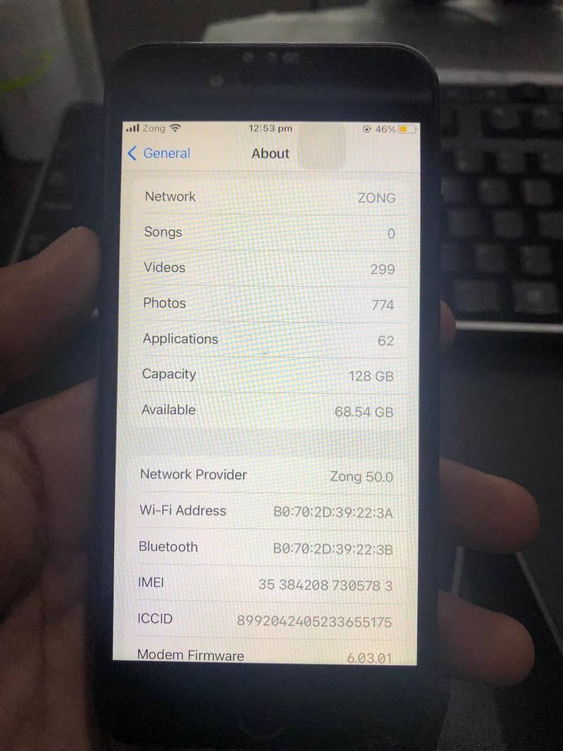 Iphone 7 Jet Black 128gb | Pta Approved 7