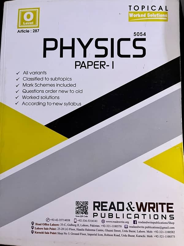 read and write p1 and p2 past papers 1