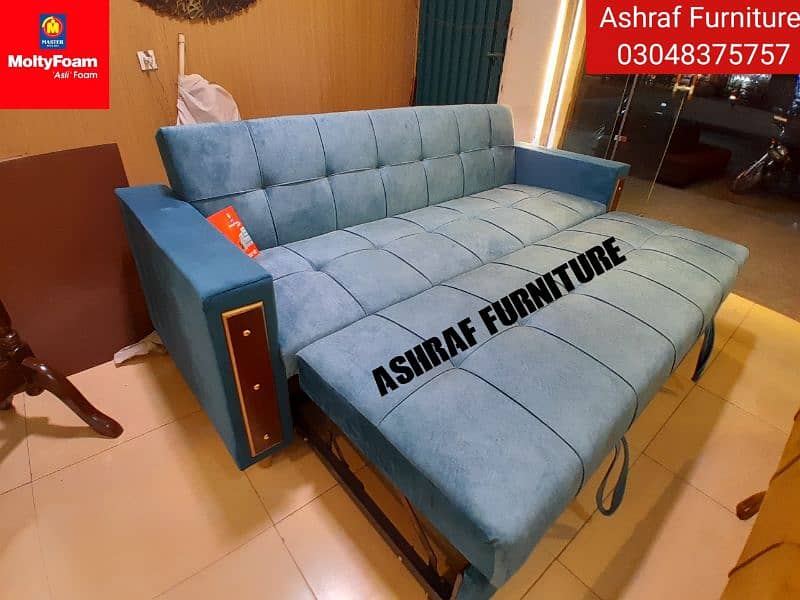 Sofa cum bed/Double cumbed/Sofa/L Shape/Combed/Centre table/Double bed 16