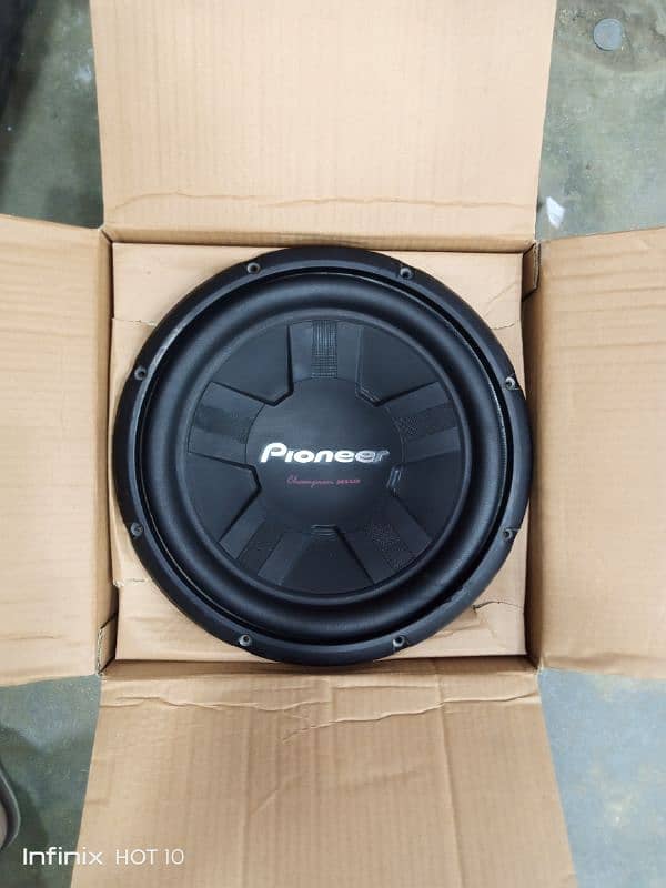 pioneer S4 woofer 12 inch amplifier supported 0