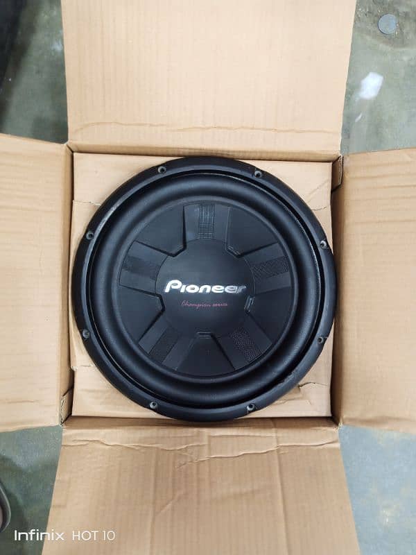 pioneer S4 woofer 12 inch amplifier supported 1