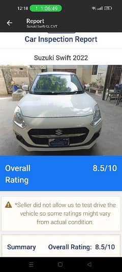 Swift GL cvt Auto inspected & certified like new