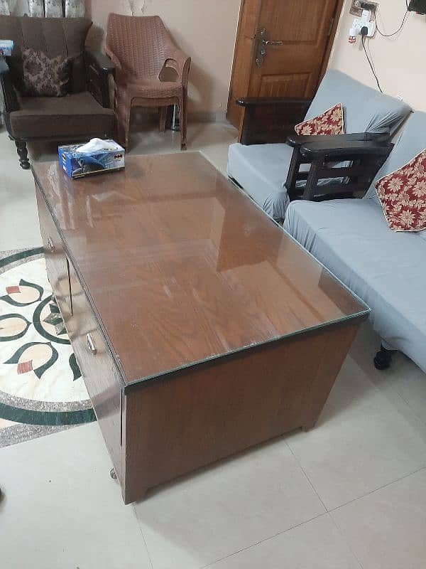 Center or Dinning Table with Storage 0