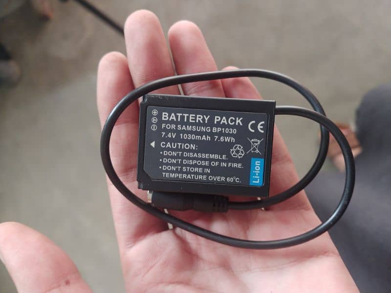 Dummy battery for Samsung Nx series Mirrorless cameras 0