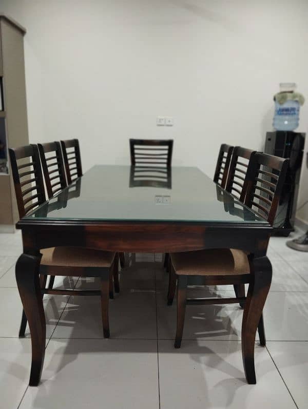 Dining Table / Sheesham Wood / 8 seater 5