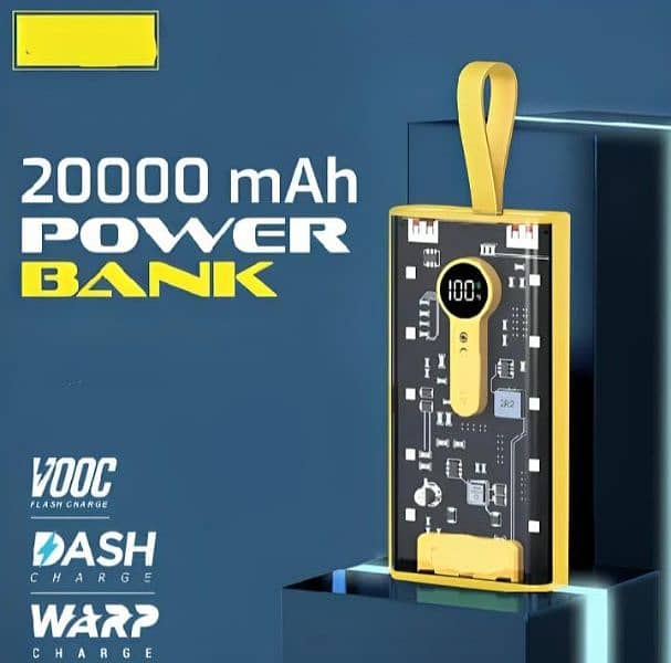 20000 mah transparent power bank 0