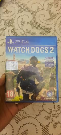 Watch dogs 2 ps4 game in new condition