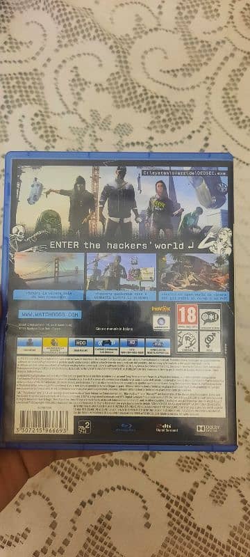 Watch dogs 2 ps4 game in new condition 1